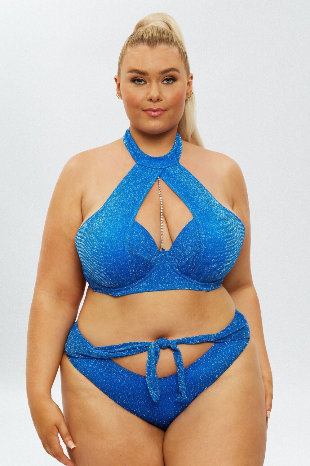 

Трусики бикини с высокой талией La Isla bonita Ann Summers, синий
