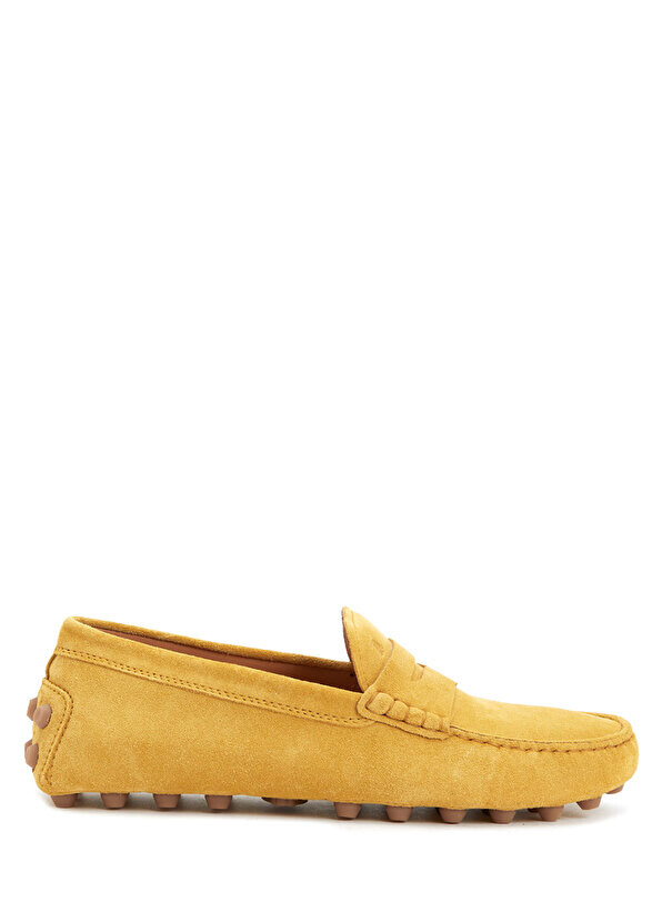

Горчичные женские кожаные лоферы Tod's