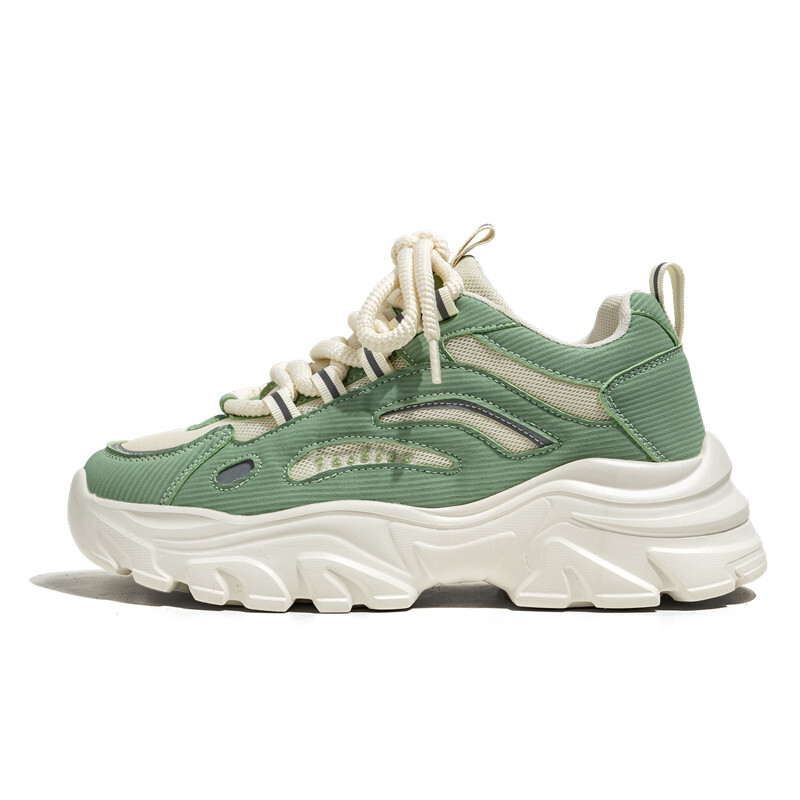 

Кроссовки мужские толстые низкие Concubine Beauty, цвет DX53 Light Green