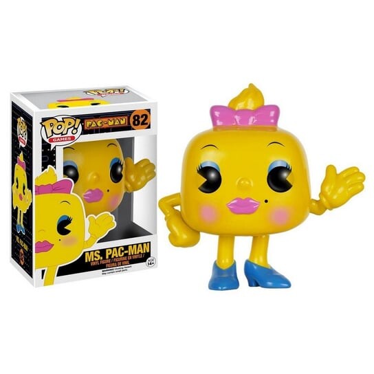 

Funko POP! Игры, коллекционная фигурка, Пакман, Мисс. Пак-Ман, 82 года