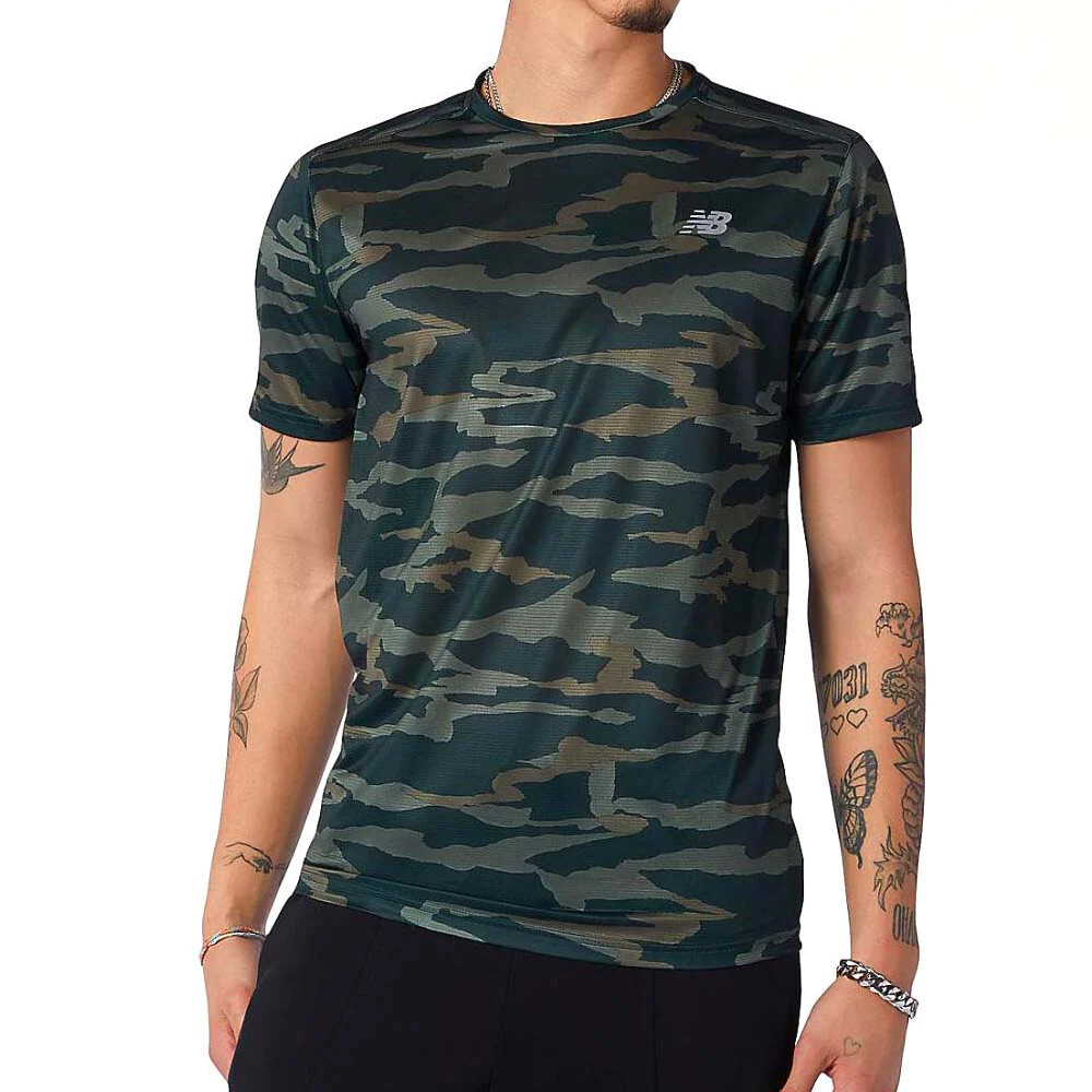 

Спортивная футболка New Balance Printed Accelerate, зеленый