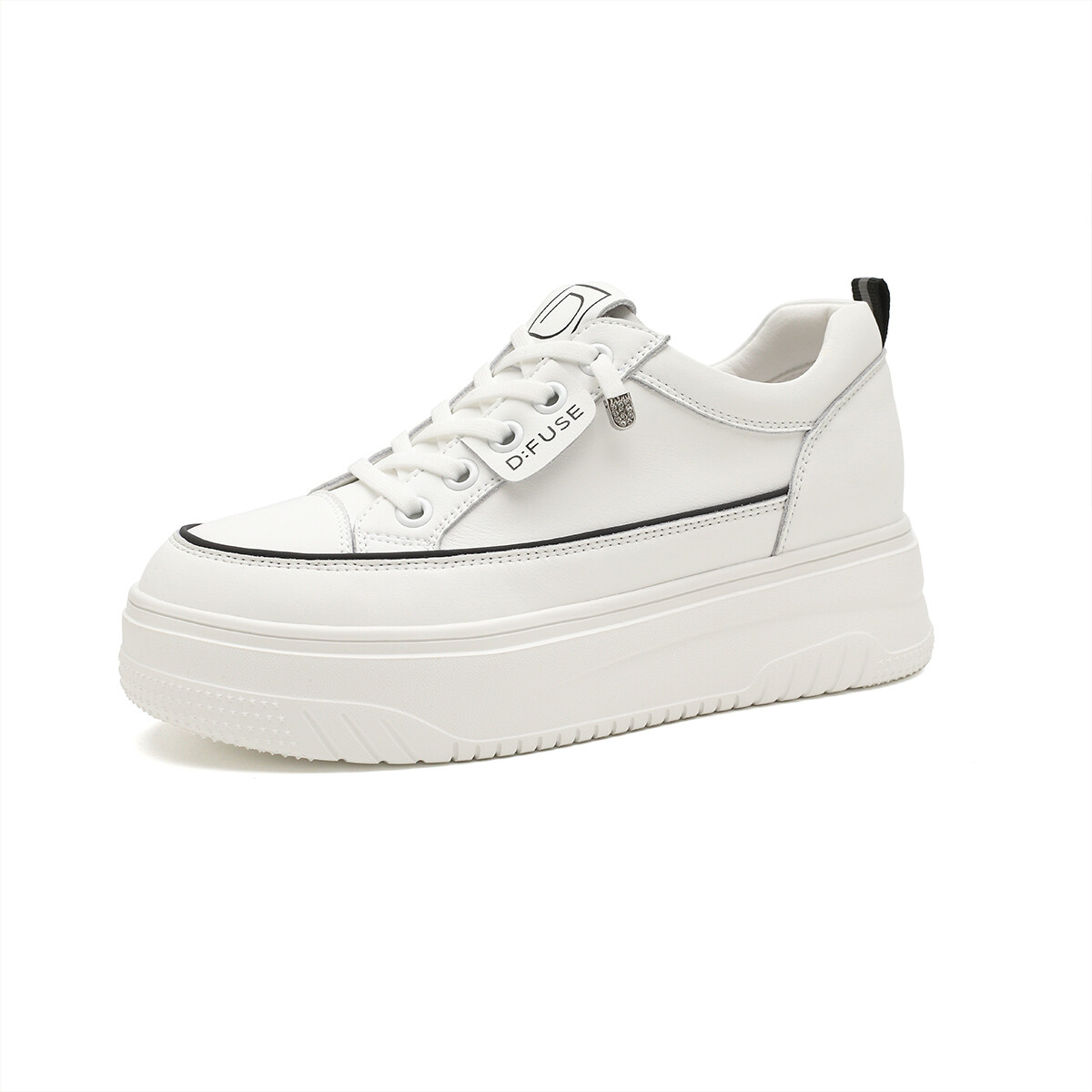 

Кроссовки D:FUSE SCANDINAVIA Skateboarding Shoes Women's Low-top Black, бежевый/черный