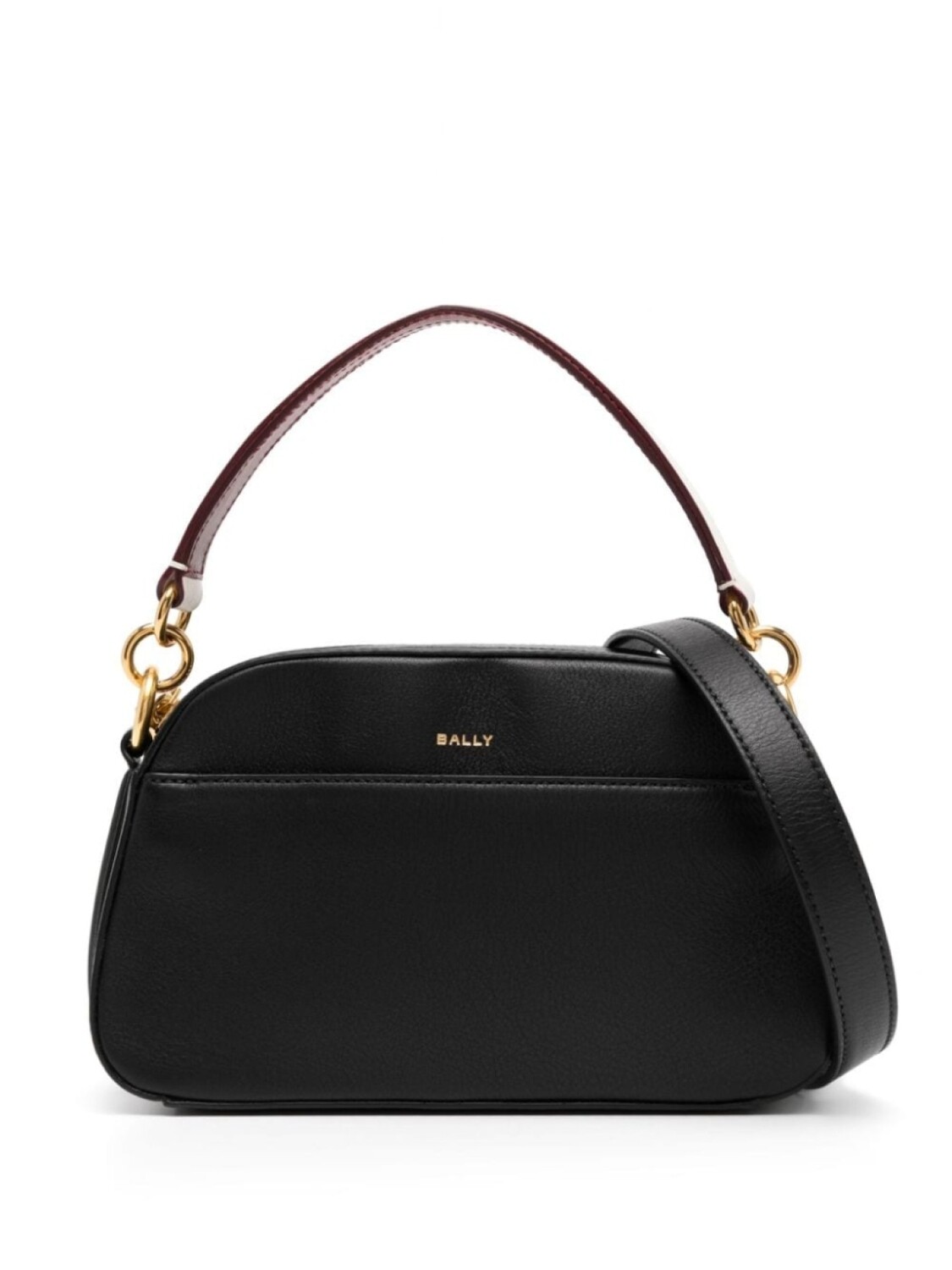 

Кожаная сумка с логотипом Bally, черный