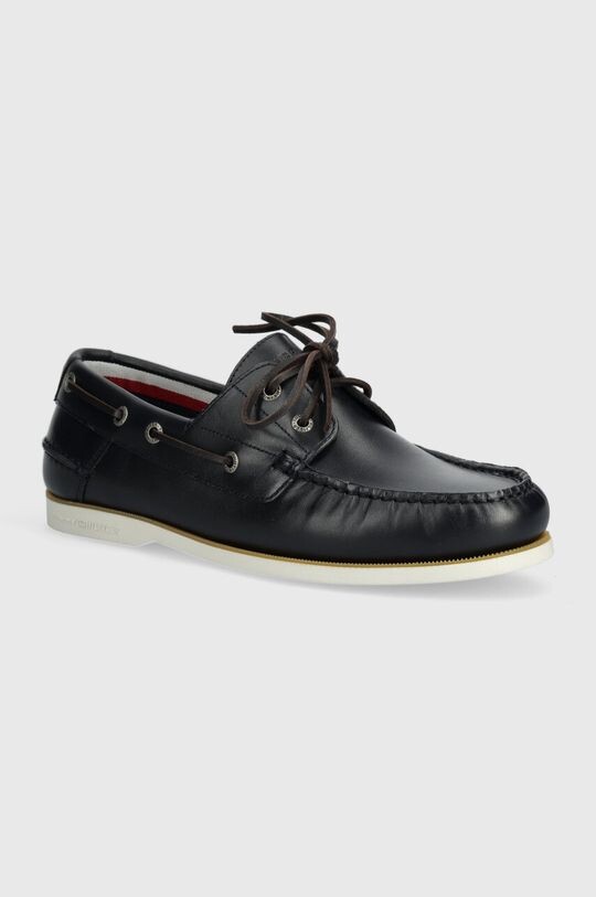 

Кожаные мокасины TH BOAT SHOE CORE LEATHER Tommy Hilfiger, темно-синий