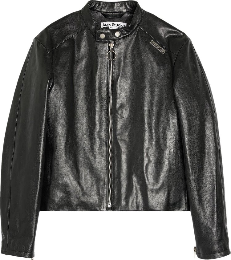 

Куртка Acne Studios Leather 'Black', черный