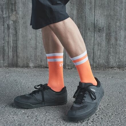 Длинные носки Lure MTB POC, цвет Zink Orange/Hydrogen White