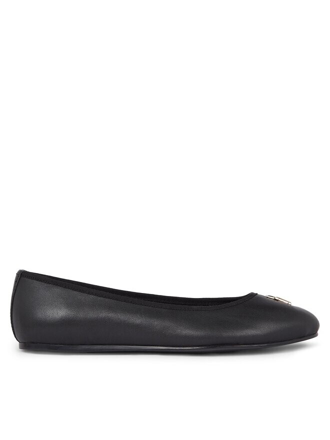 

Балетки Tommy Hilfiger Th Leather Ballerina, черный