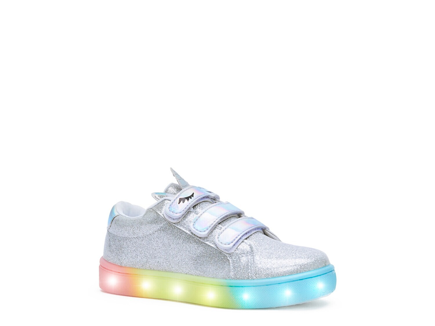 Кроссовки FABKIDS Unicorn Light Up, металлик