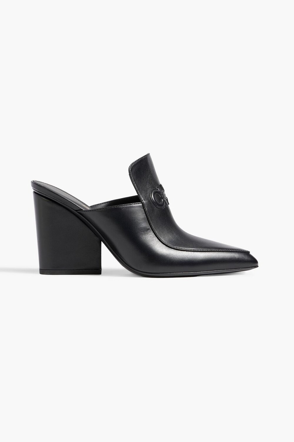 

Мюли Malfa из кожи с тиснением FERRAGAMO, черный