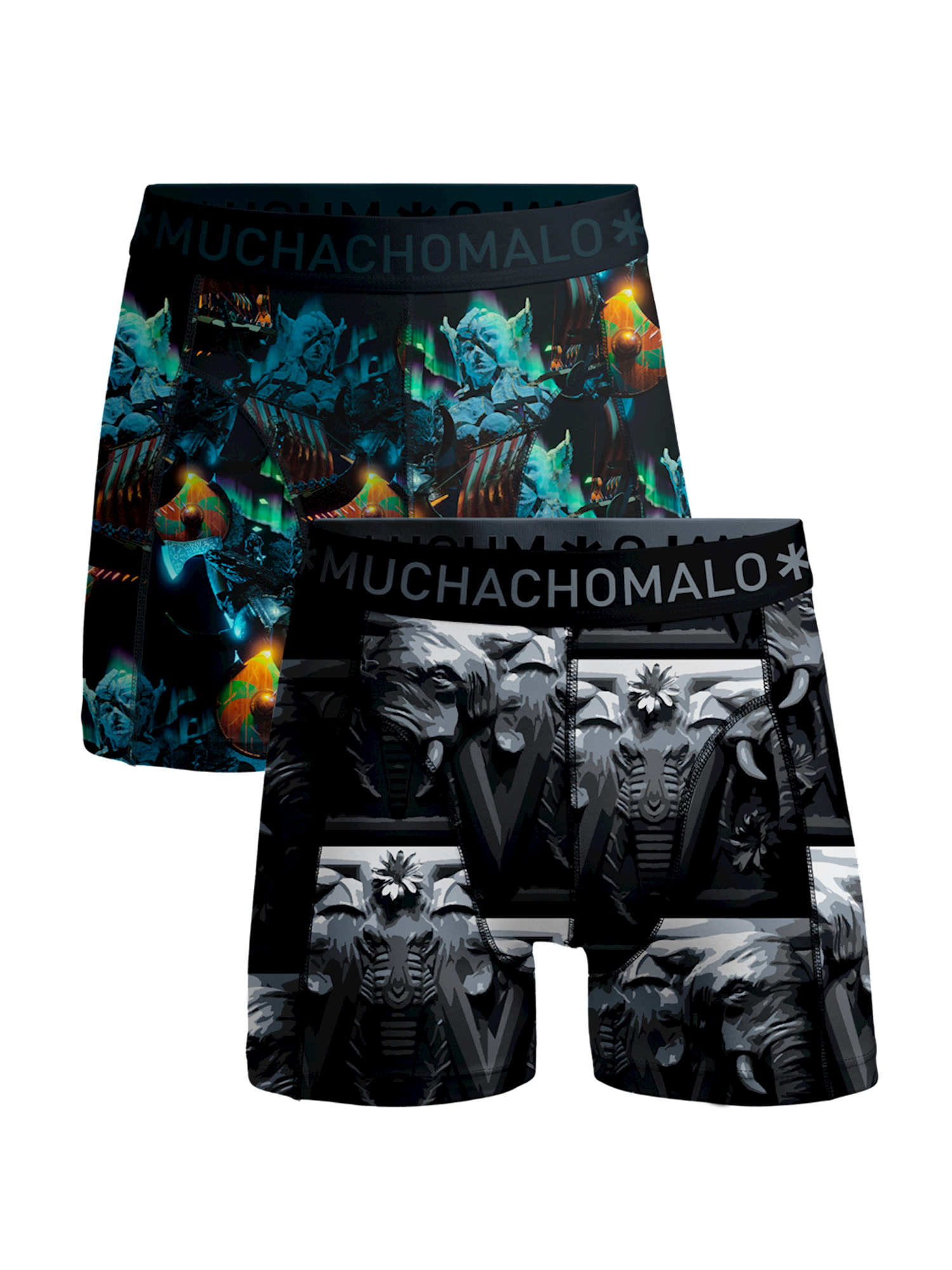 Боксеры Muchachomalo 2er-Set: Boxershorts, цвет Multicolor/Multicolor боксеры muchachomalo 2er set boxershorts цвет multicolor green black green