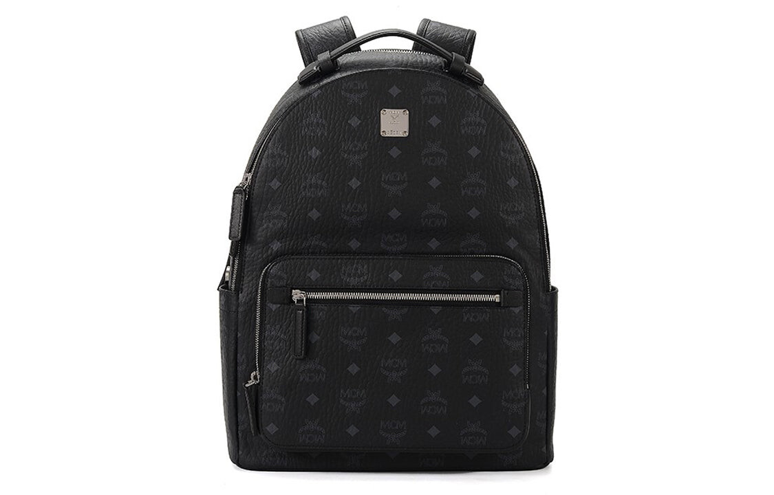 

Рюкзак MCM Stark Visetos Monogram с принтом, черный
