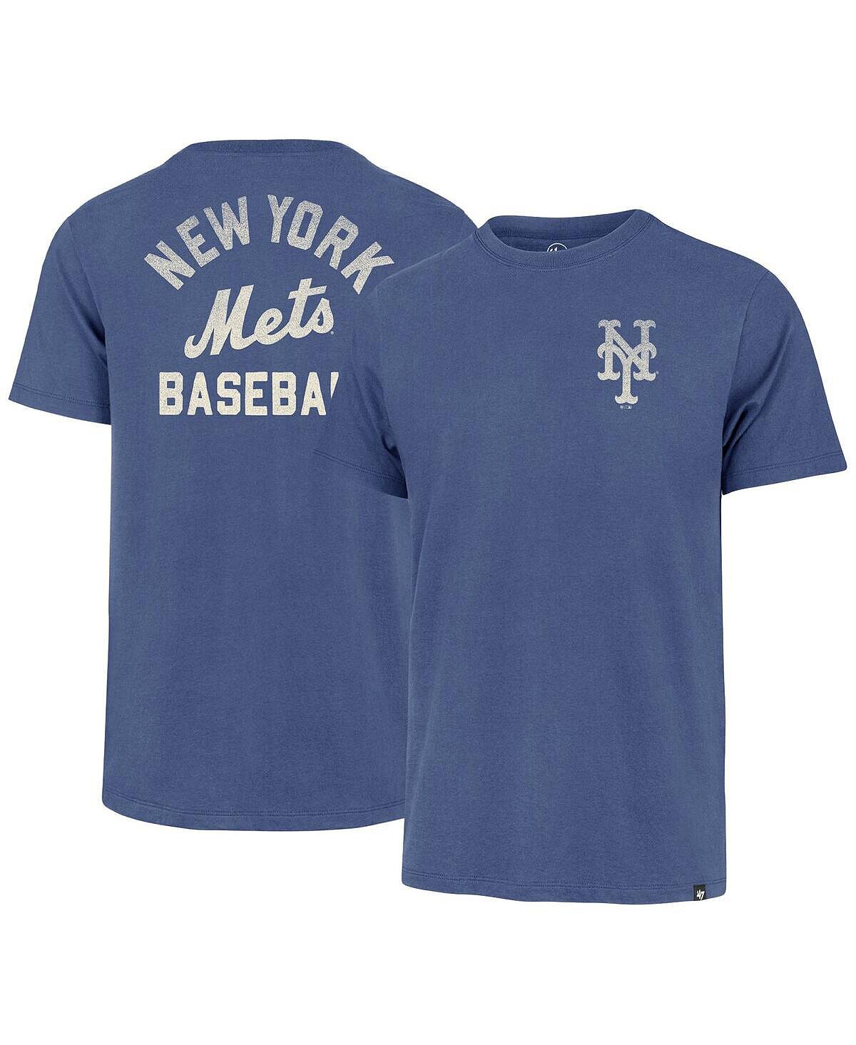 

Мужская футболка Royal New York Mets Turn Back Franklin '47 Brand