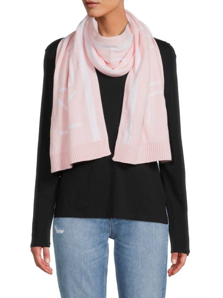 

Комплект из 2 шапок и шарфа с логотипом Kendall + Kylie, цвет Blush