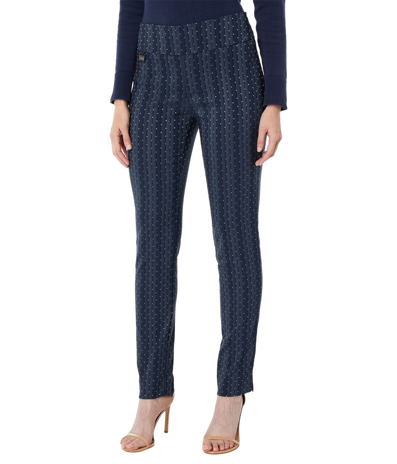

Брюки Lisette L Montreal, Mackenzie Yarn-Dye Slim Pants, Серый