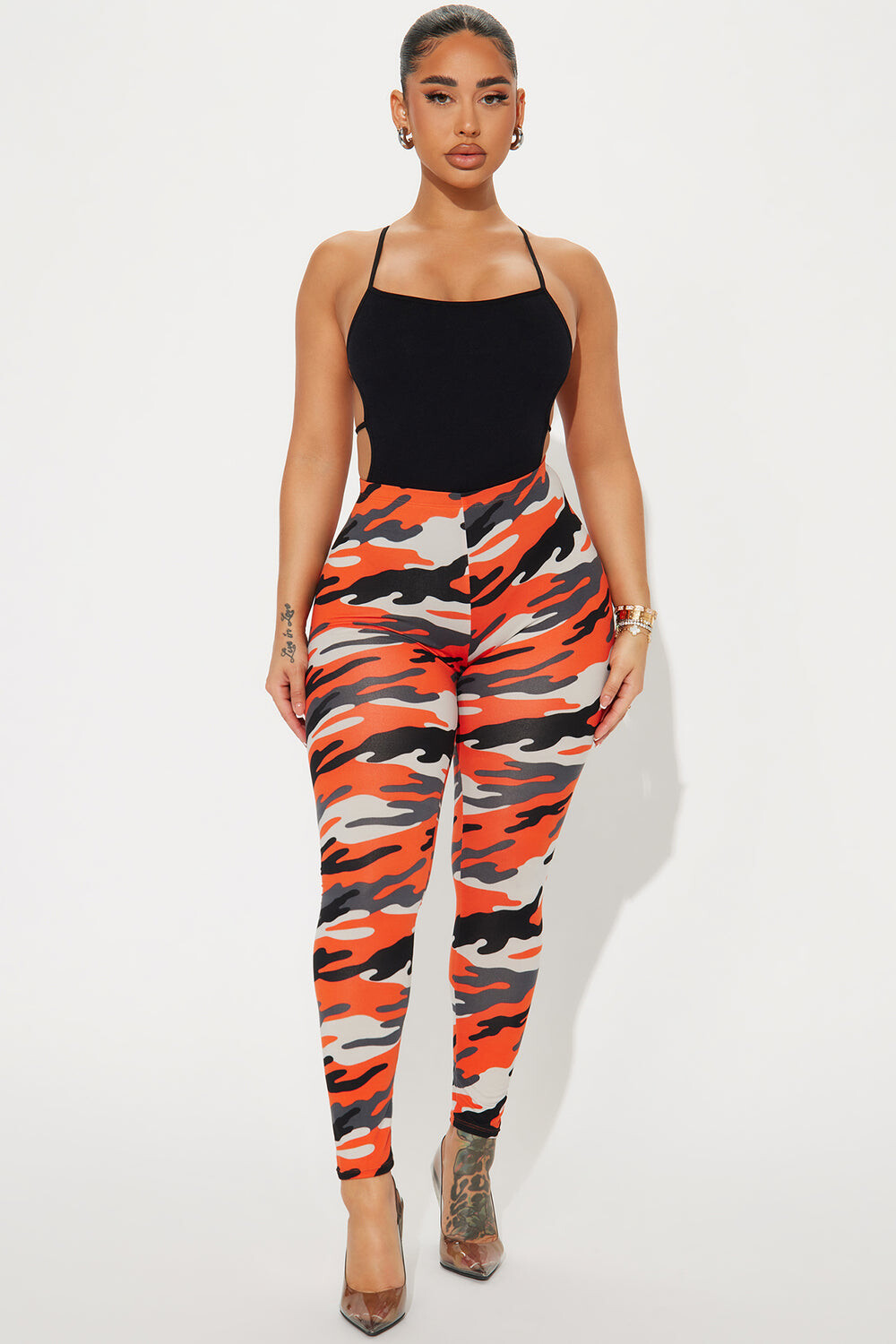 

Леггинсы Fashion Nova ZDP0310, оранжевый