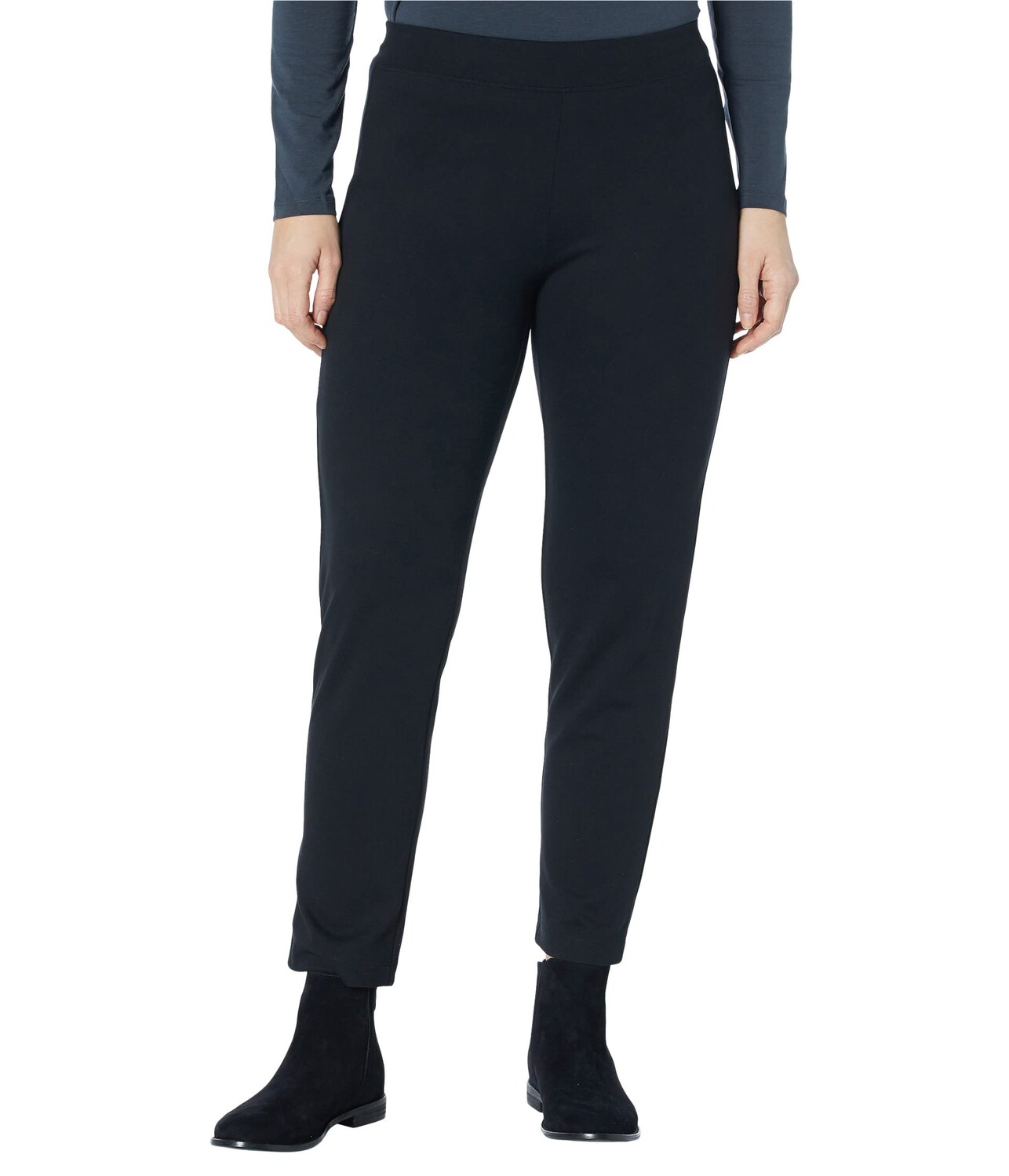 

Брюки Eileen Fisher, Petite Slim Ankle Pants with Yoke in Flex Ponte