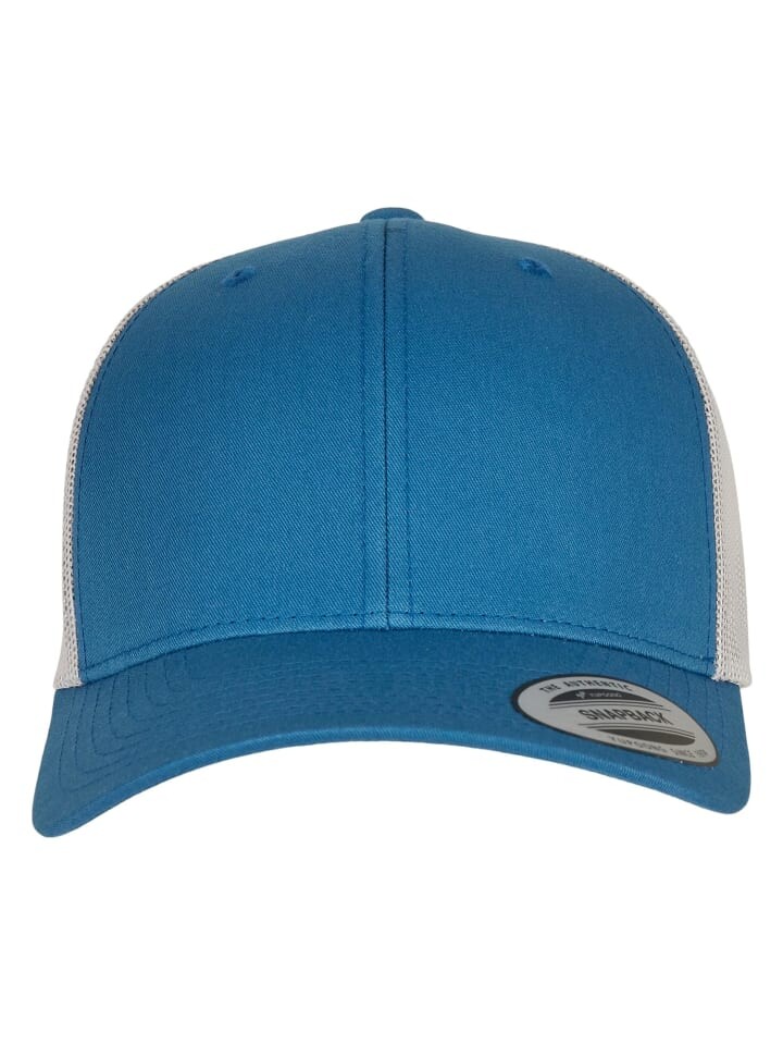 

Бейсболка Flexfit Trucker, цвет steel blue/silver