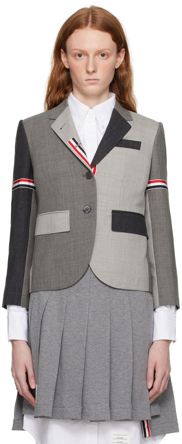 

Серый пиджак Fun-Mix Thom Browne