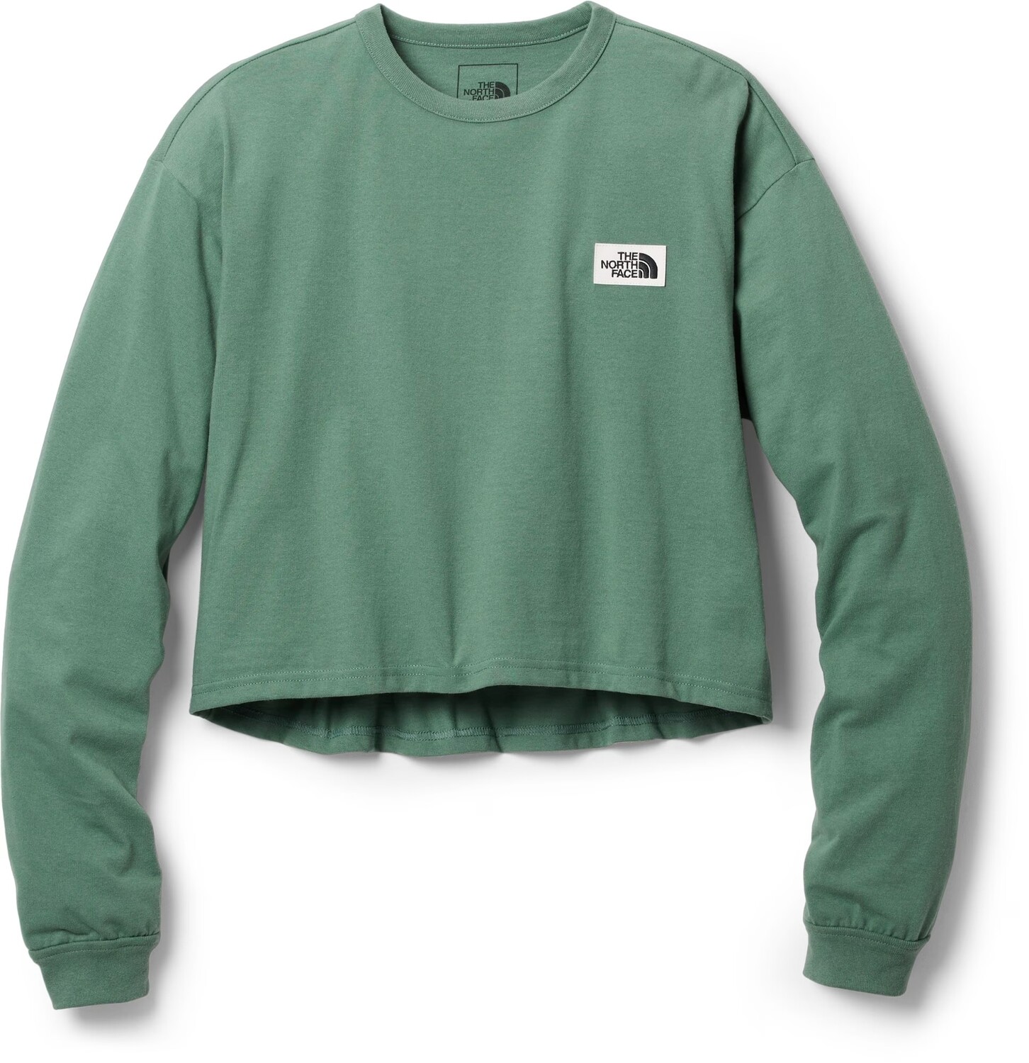 

Лонгслив The North Face Heritage Patch Long-Sleeve, темно-бирюзовый, Зеленый