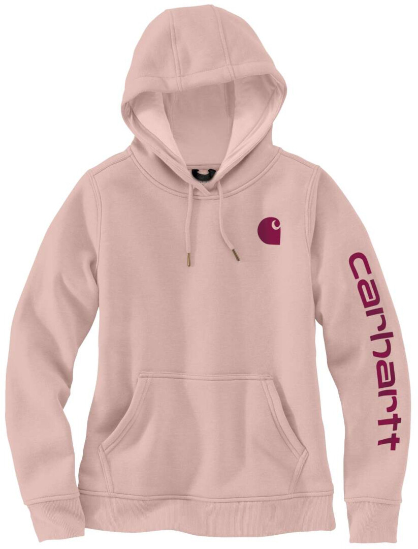 

Толстовка женская Carhartt Clarksburg Logo, розовый