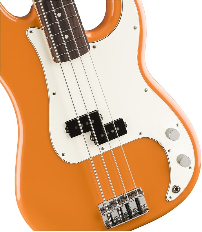 

Накладка на гриф Fender Player Precision Bass Pau Ferro, оранжевая капри