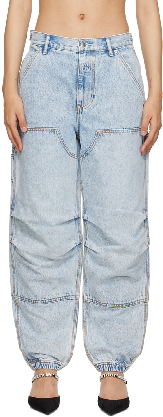 

Синие джинсы Carpenter с двойным передом Alexander Wang