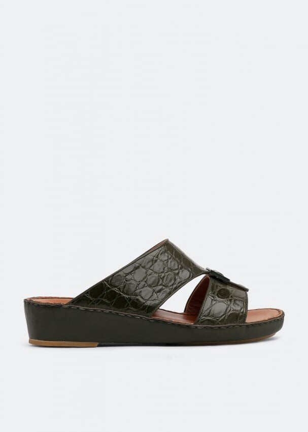 

Сандалии PRIVATE COLLECTION Quadratura sandals, зеленый