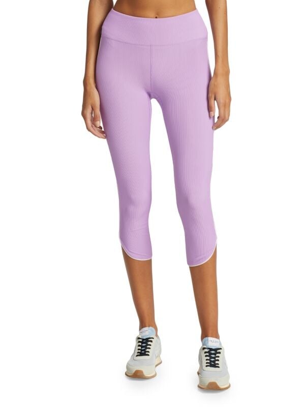 

Укороченные леггинсы в рубчик Heroine Sport Lavender