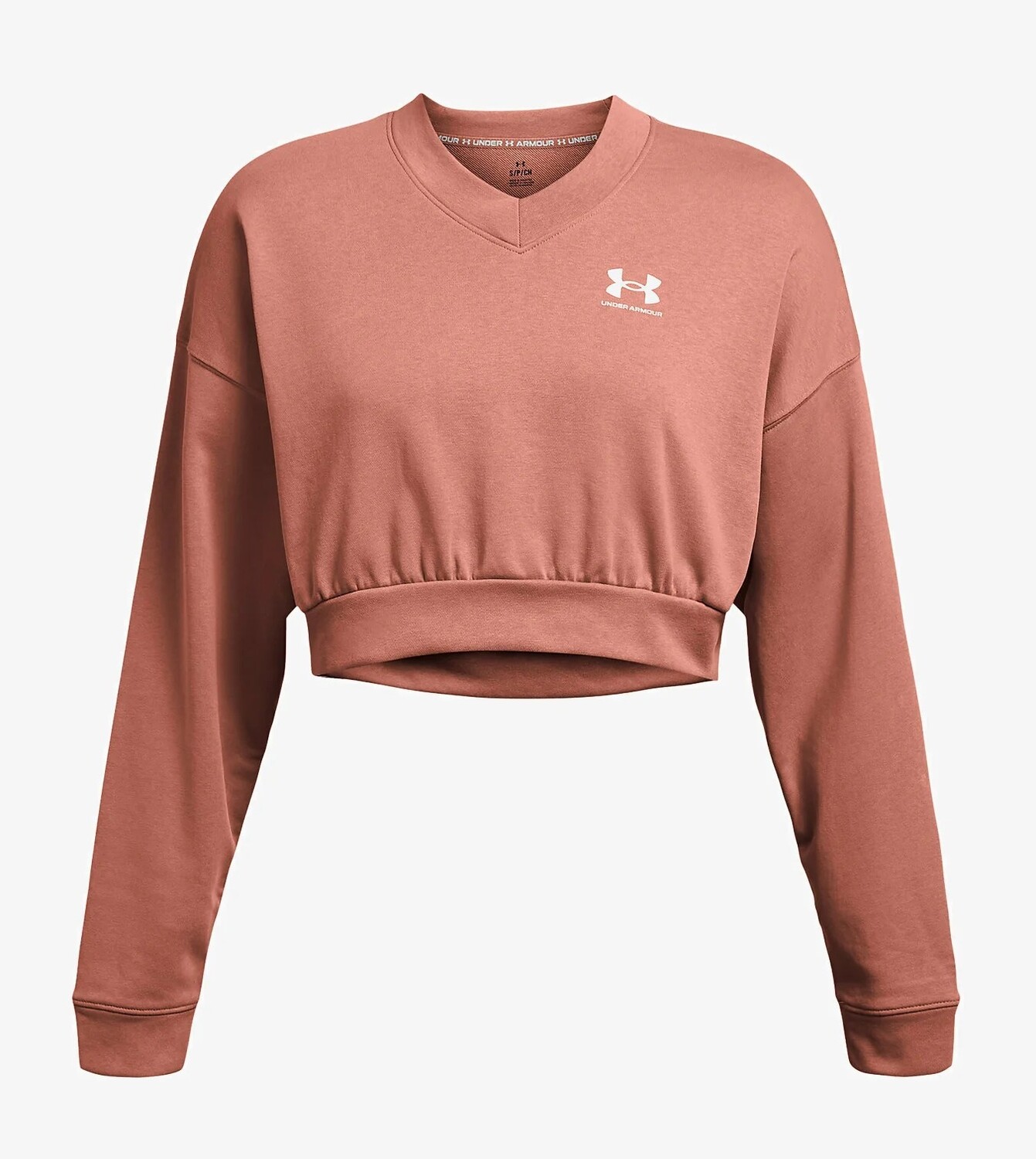 

Толстовка Under Armour Long-sleeves Rival, темно-розовый