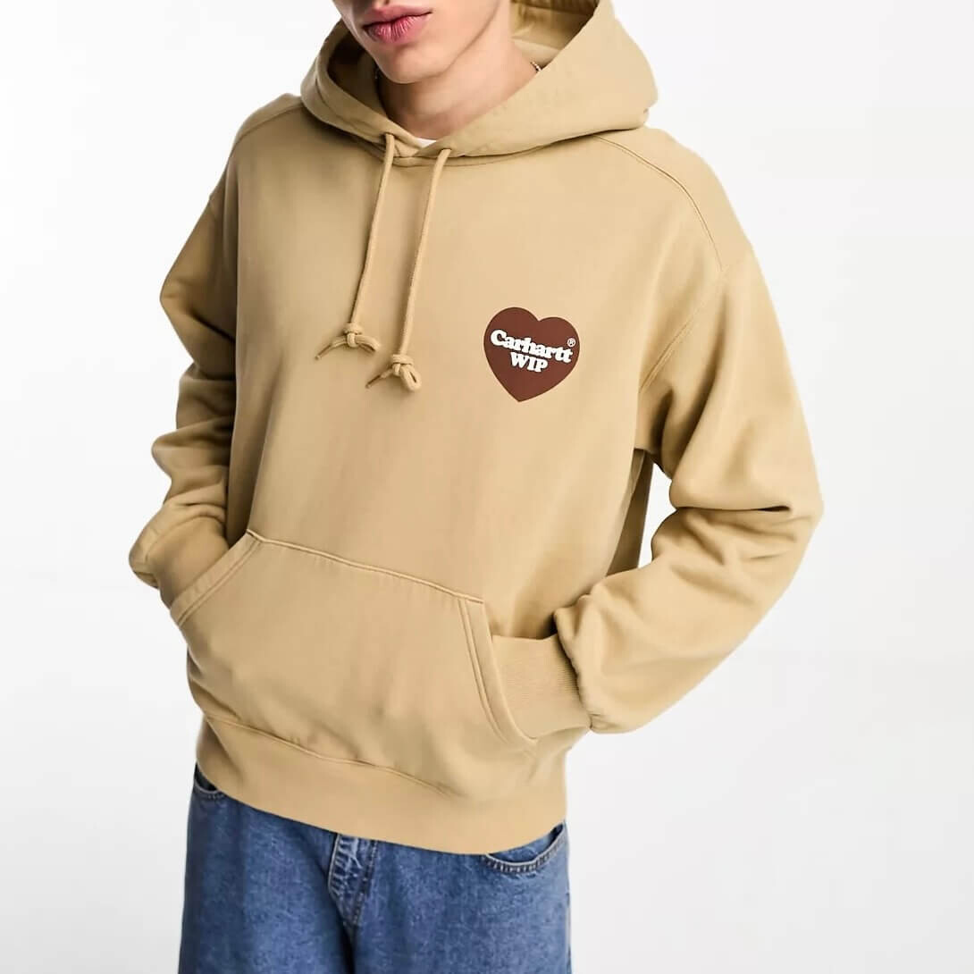 

Худи Carhartt WIP Heart Backprint, коричневый