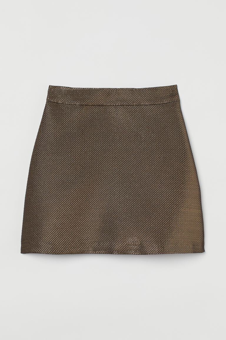 

Юбка А-силуэта H&M, золото
