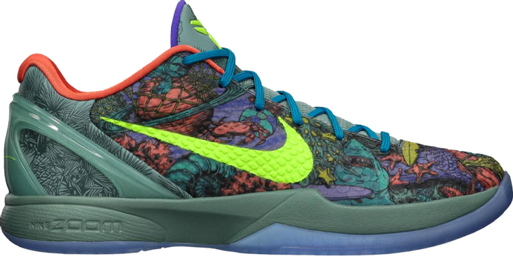 Лимитированные кроссовки Nike Zoom Kobe 6 'Prelude', зеленый - фото