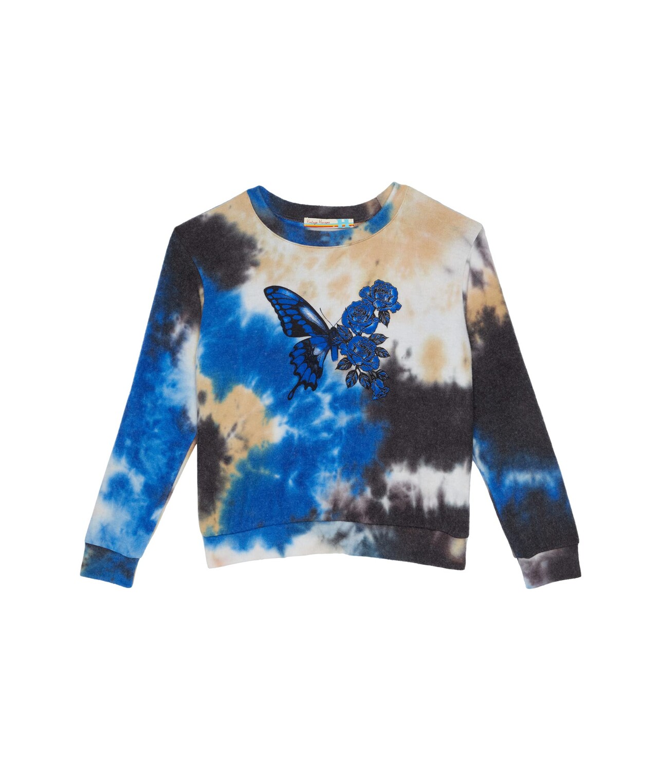 

Пуловер Vintage Havana Kids, Fleece Crew Neck Floral Butterfly