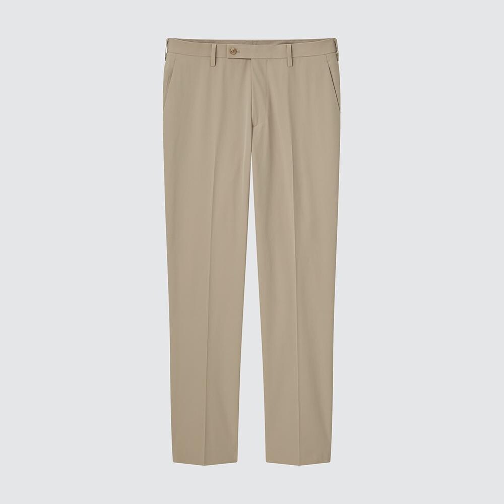 

Эластичные брюки Uniqlo, бежевый