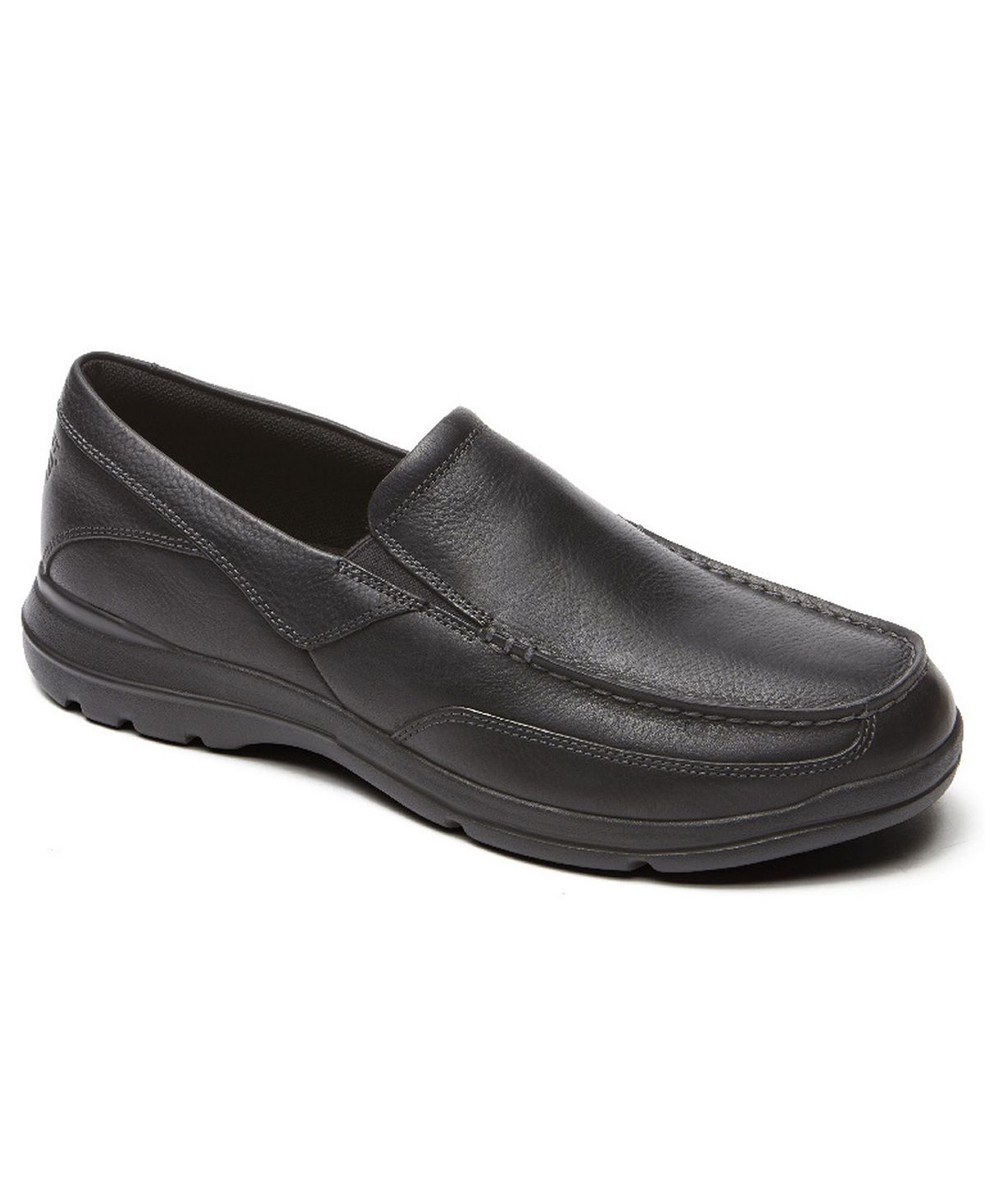цена Мужская обувь без шнурков junction point Rockport, черный