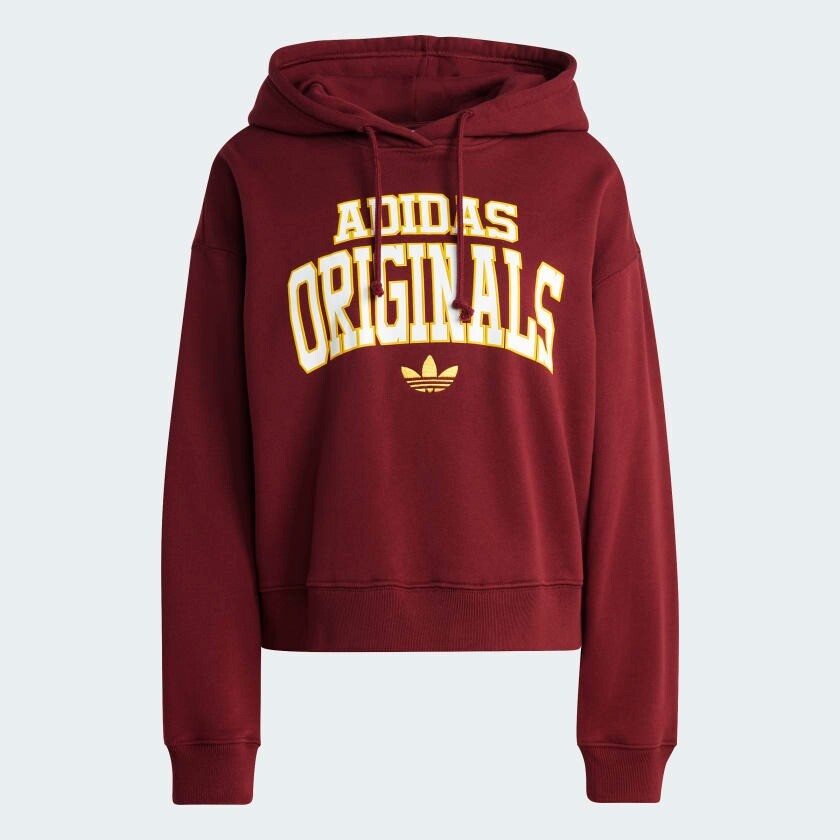 

Худи Adidas Originals Logo, бордовый, Красный