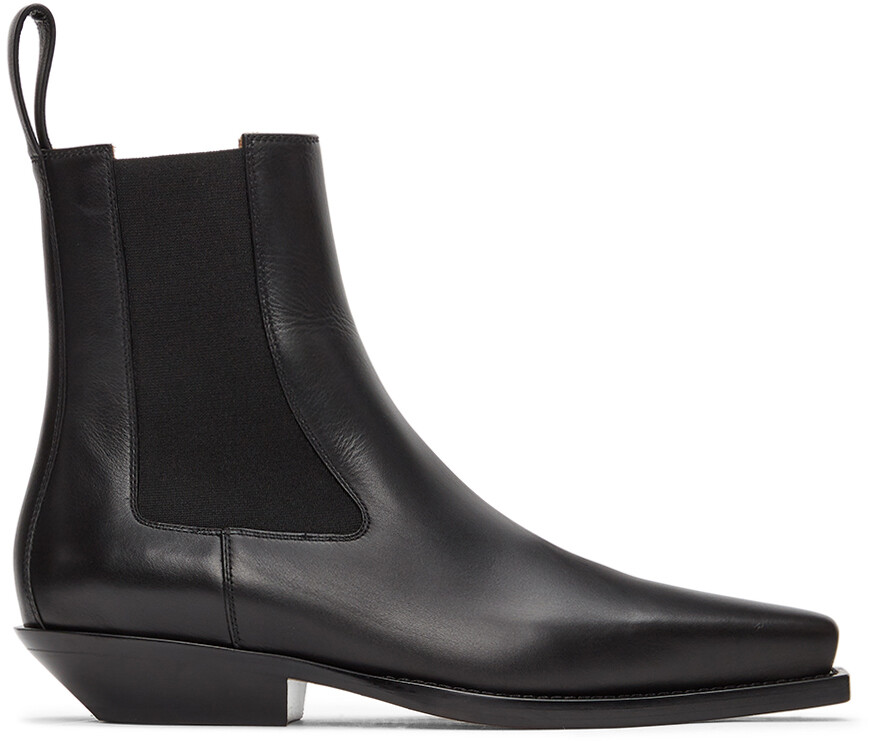

Черные ботинки челси The Lean Bottega Veneta