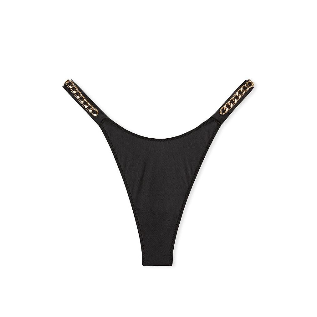 

Трусы Victoria's Secret Very Sexy Chain Strap Smooth Thong, черный