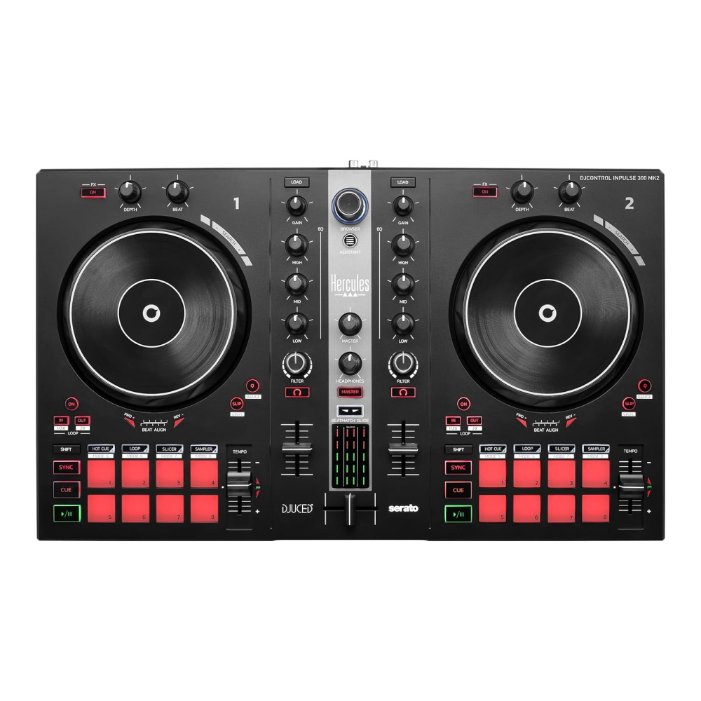 DJ-контроллер Hercules DJ DJ Control Inpulse 300 Mk2 midi контроллер akai professional apc mini mk2