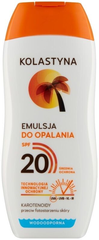 

Kolastyna Sun SPF20 дубильная эмульсия, 200 ml
