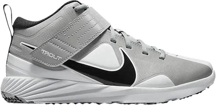 

Бутсы Nike Force Trout 7 Turf GS 'Light Smoke Grey Dynamic Turquoise', серый