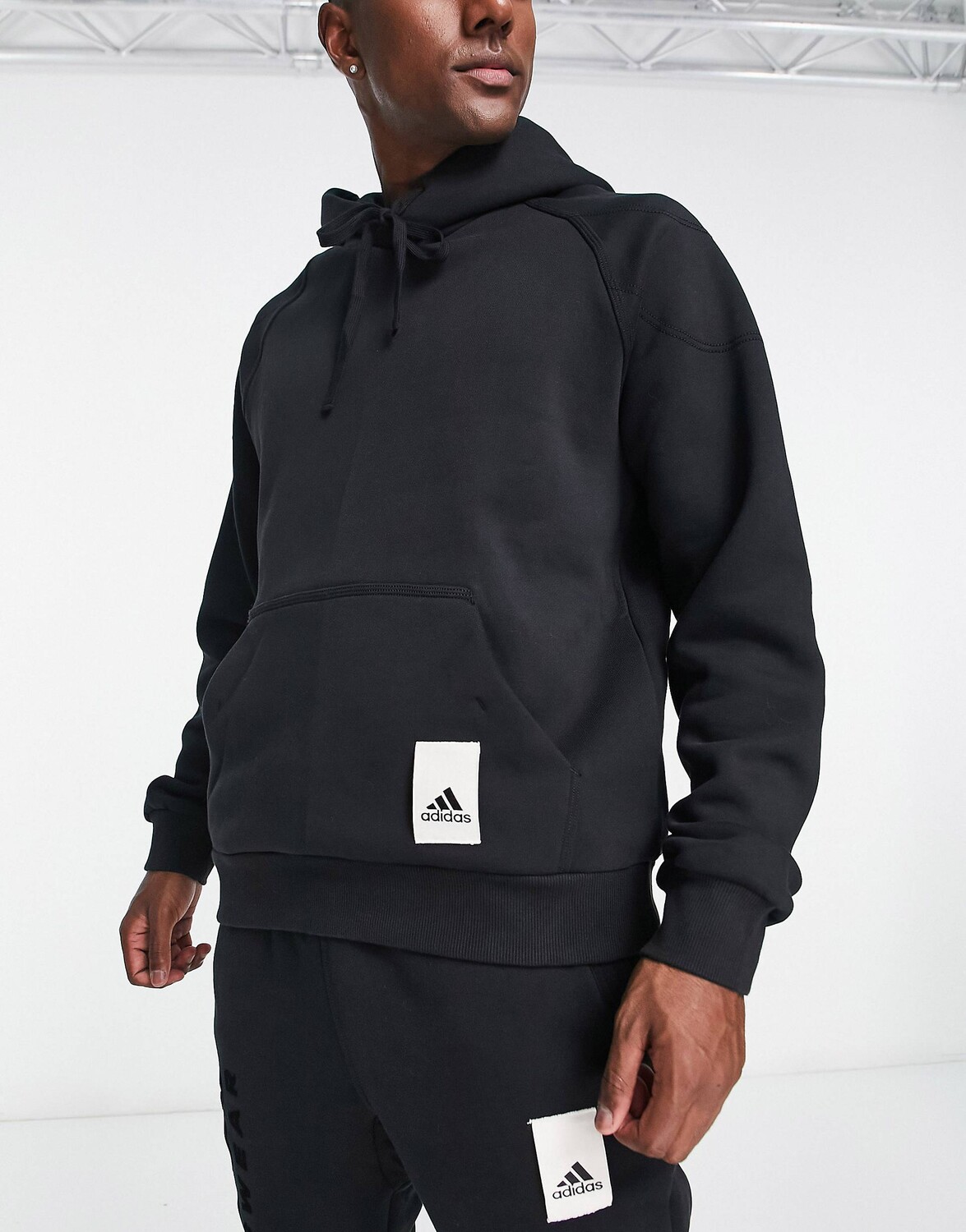 

Худи черного цвета adidas Sportswear Lounge x Street, Черный