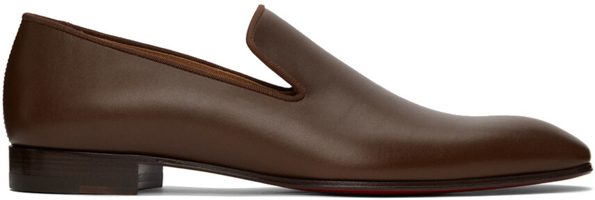 

Коричневые лоферы с одуванчиками Christian Louboutin