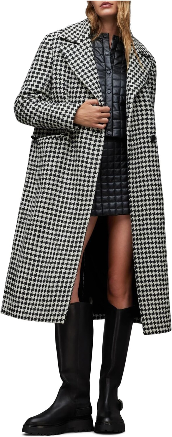 

Алексис Звездное Пальто AllSaints, цвет Black/White