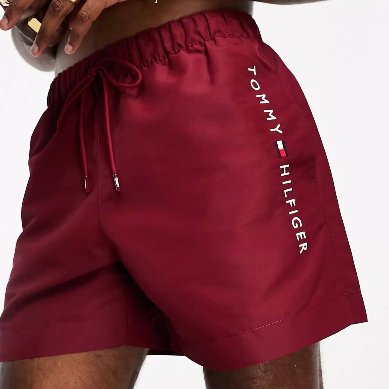 

Шорты Tommy Hilfiger Drawstring, темно-красный