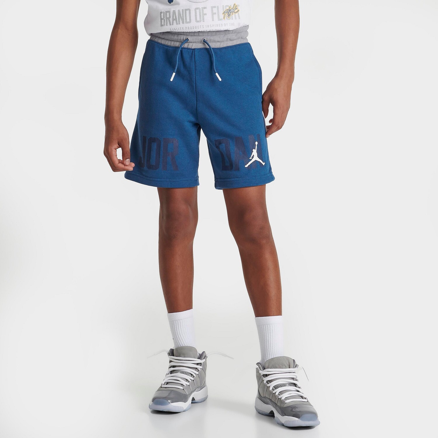 

Детские шорты Jordan Gym 23 Blocked French Terry Shorts, синий