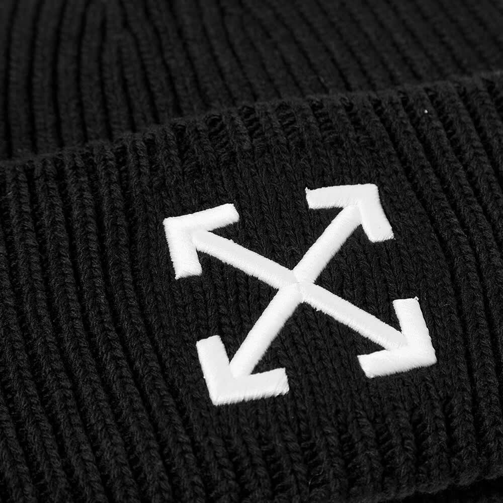 

Шапка-бини в рубчик со стрелками Off-White