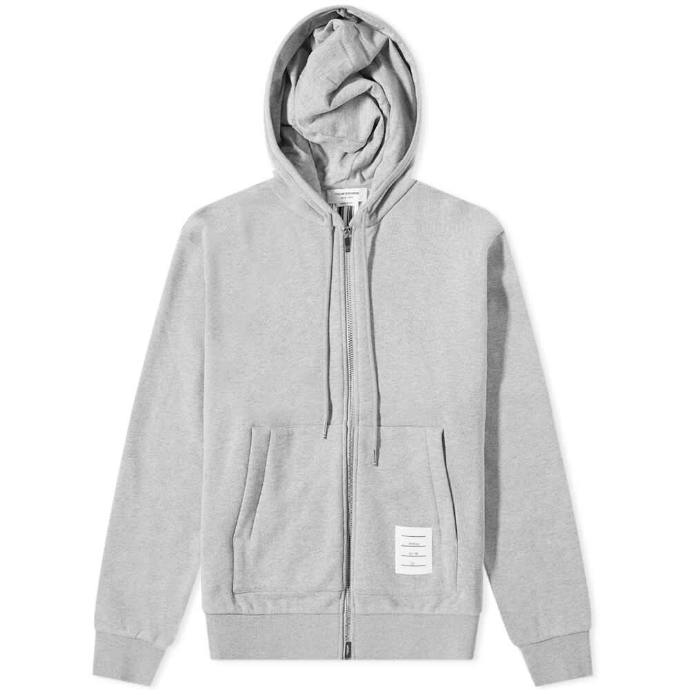 

Толстовка Thom Browne Back Stripe Hoody, Серый