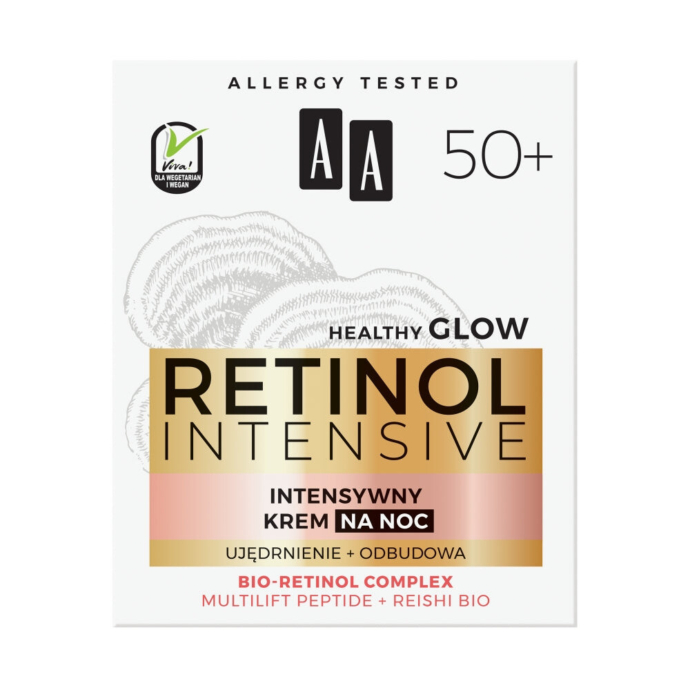 

AA Retinol Intensive 50+ интенсивный ночной крем укрепляющий+восстанавливающий 50мл