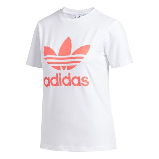Футболка Adidas originals Casual Sports Short Sleeve White, Белый medical white coat long short sleeve women